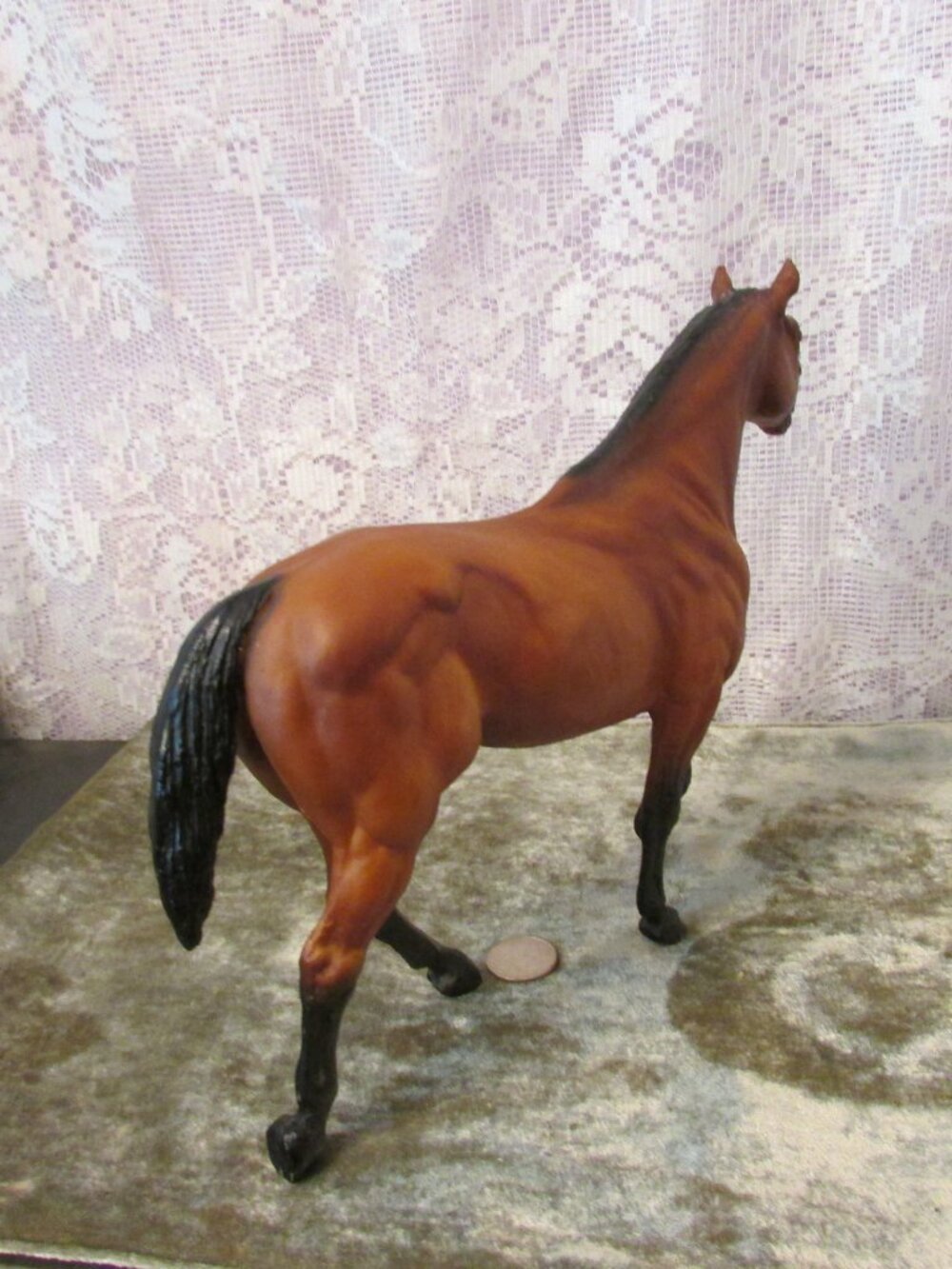 Vintage Breyer Bay Quarter Horse Stock Stallion #226 1981-1988 - Picture 8 of 14